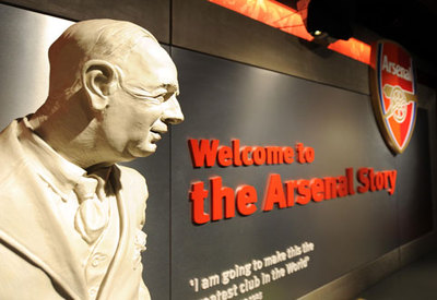 Arsenal's Emirates Stadium tour photo